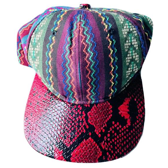 Sub Crew B.I.G Biggie Hip Hop Coogi Style Cosby Snakeskin Hat Cap Adjustable Men